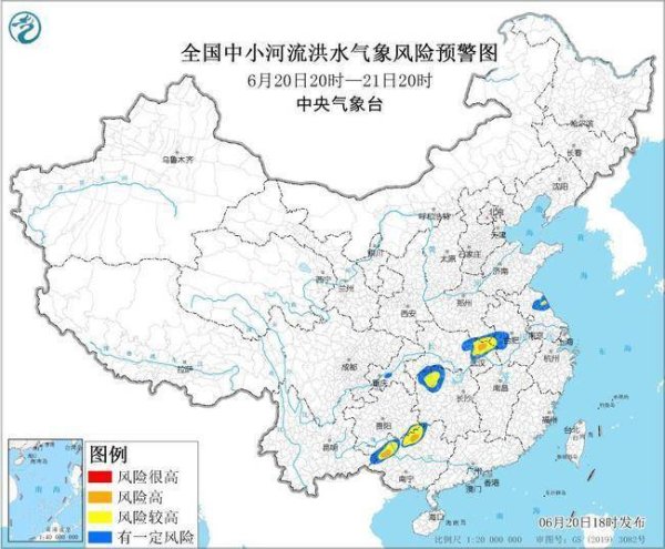 富邦速配 中小河流洪水气象风险预警：7省区部分地区发生洪水的风险较高